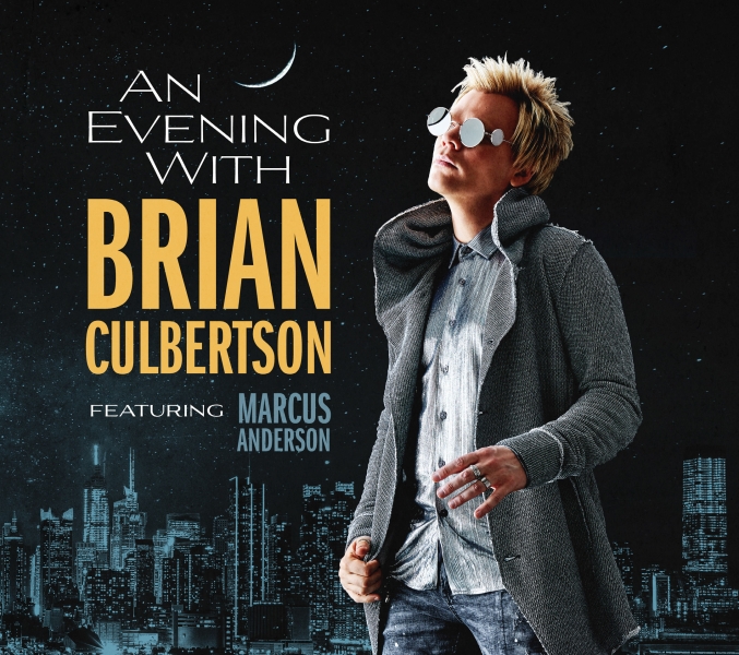 Poster showing image of Brian Culbertson and text spelling An Evening with Brian Culbertson