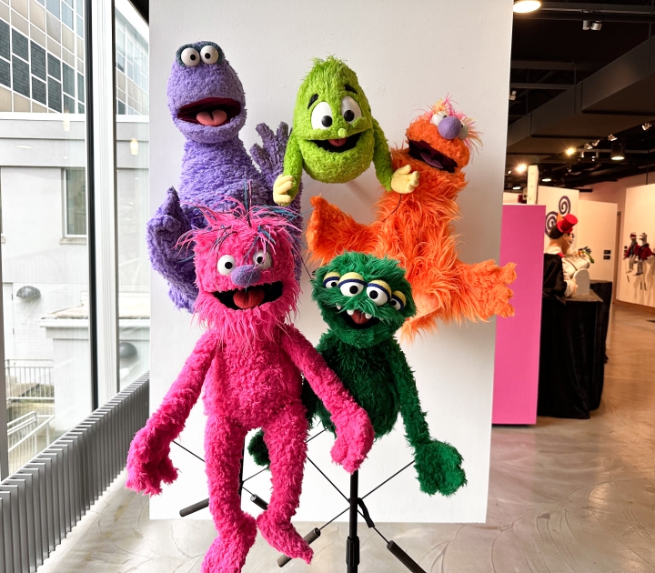 Five Adam Kreutinger puppets