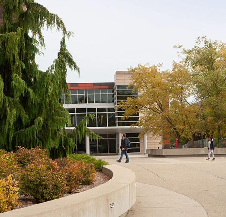 Fall panorama of campus