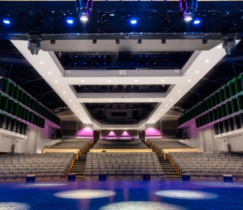 A view of PAC from the stage