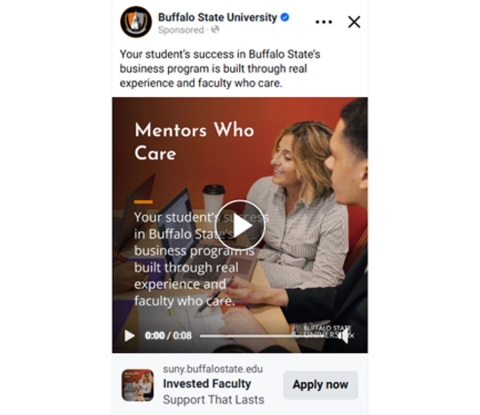 Social media ad for business