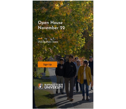 Social media ad for open house
