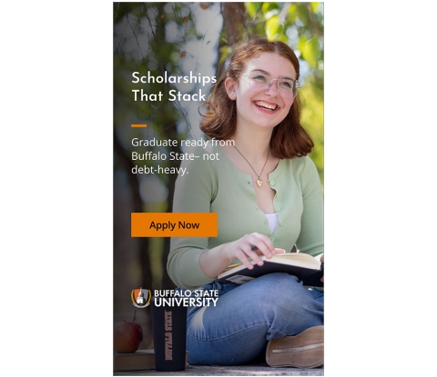 Social media ad for scholarships