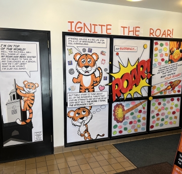 Weigel Health Center homecoming door 